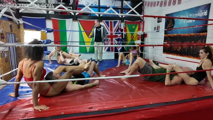 The Wrestling And Domination Room - October 2024 Mixed Wrestling Party - Part 4