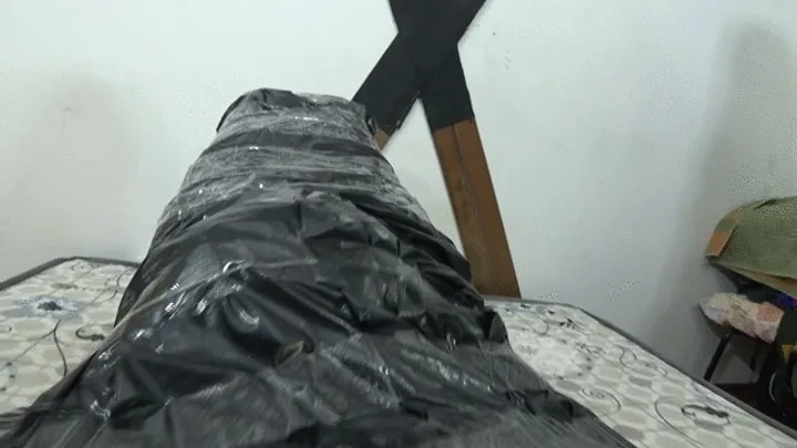 Ms Fetish Studio - BRUNETTE MILF PAWG MUMMIFYING AND SMOTHERBOX HER SLAVE AND FARTING A LOT IN HIS FACE BY LATIFA AND DANIEL SANTIAGO CAM BY ALINE FULL HD
