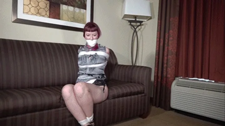 Girl Next Door Bondage - 2410AJ-You should just tie me up and gag me!