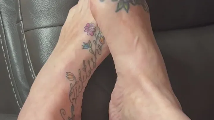 Foot Fondling - Tony Tickles Harmony’s Feet