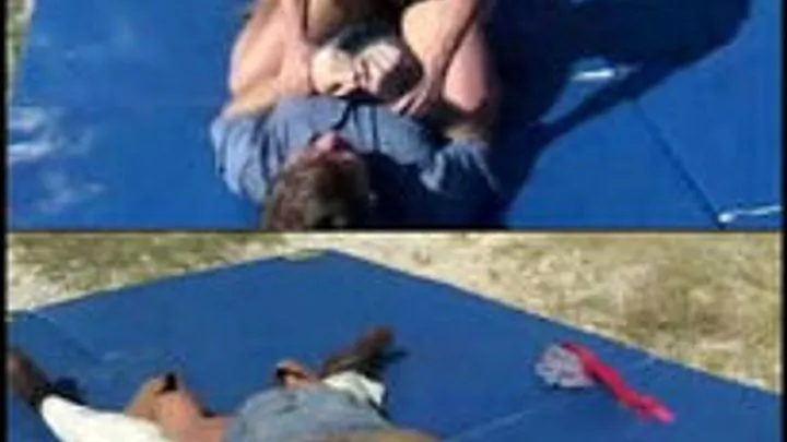Iron Belles Muscle Addiction Store - Topless Blonde Muscle Wrestling