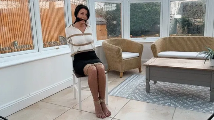 Sarahwild - SECRETARY CLEAVE GAG BONDAGE