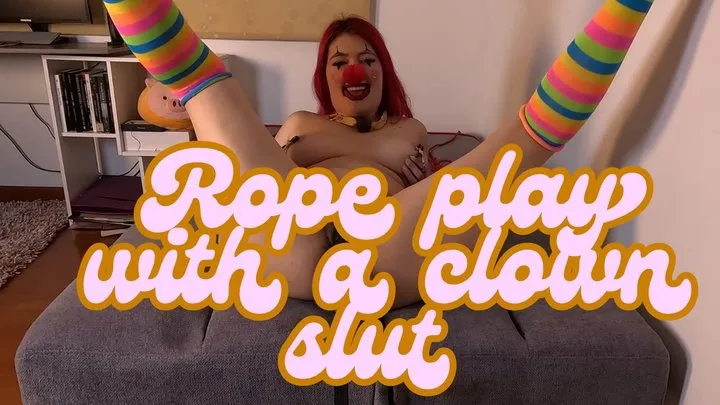 Cxndimoles - Rope play with a clown slut