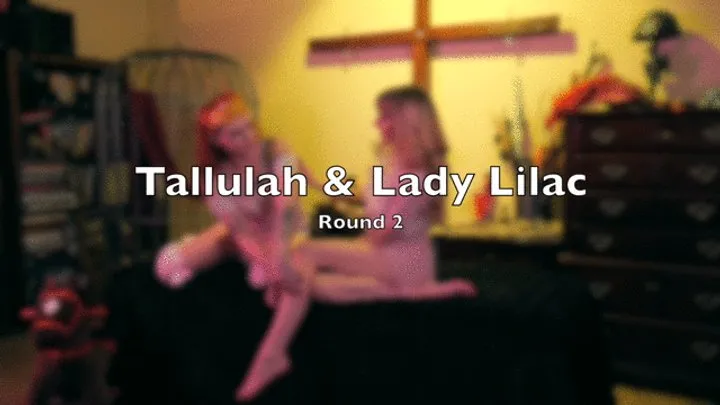 Kinky Playground Of Ms Minx - Tickle Wars 4 - Bout 2 - Tallulah & Lady Lilac M4V Tickle Contest - Wrestling - Fun