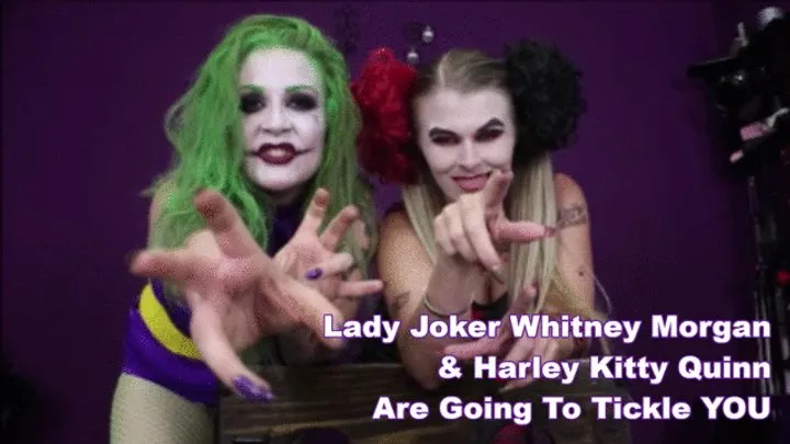 Domme-nation - Lady Joker Whitney Morgan & Harley Kitty Quinn Are Going To Tickle YOU - wmv