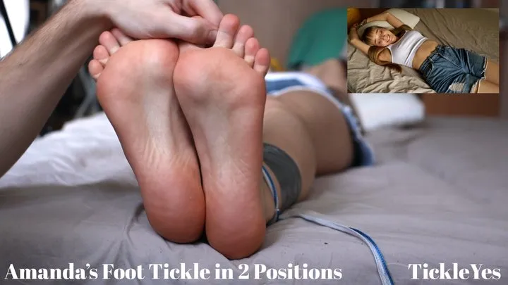 Tickleyes - Amanda's Feet Tickle in 2 Positions - Full HD
