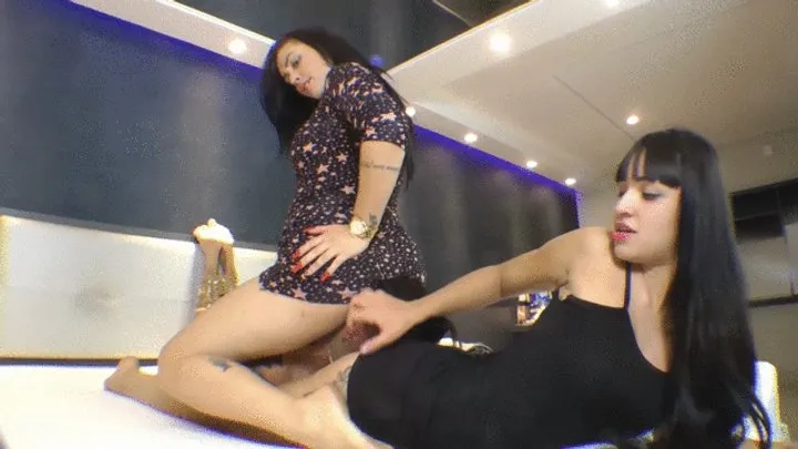 Ms Fetish Studio - Two beautiful brunettes with evil minds towards their slave, they love to keep him in captivity with a lot of domination Part 4 By Adriana, Camila and Daniel Santiago Cam By aline Full HD
