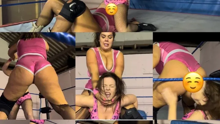 Nadia Sapphire - Nadia vs Eva (chest sitting, ass smother, wedgies and submissions)