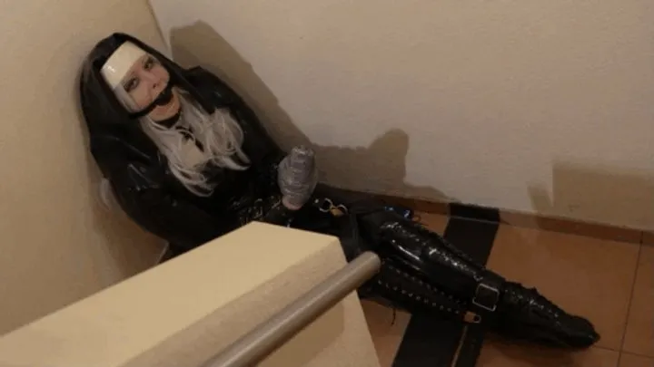 Bondagecrossdresser Clip Store - Bound Latex Nun Prayer