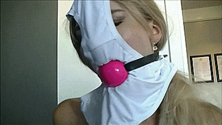 Selfgags - Pantyhooded & Humiliated: Sniff & Taste Those Nasty BBW Panties, Vanessa! (low res mp4)
