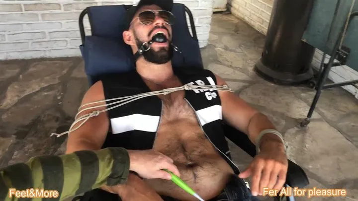 Fer All For Pleasure - Investigator officer is tied, gagged and tickled