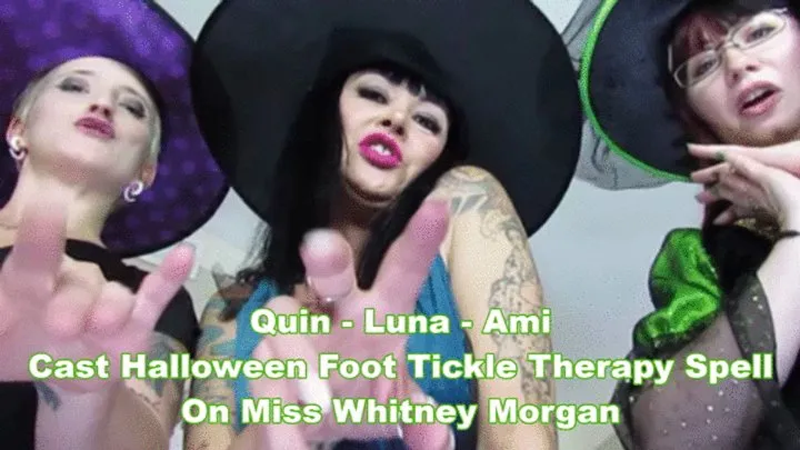 Sensuous Submission - Quin - Ami - Luna Cast Halloween Foot Tickle Therapy Spell On Whitney - wmv