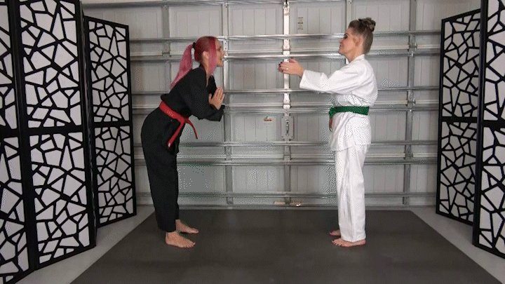 Karate Domination - WHITNEY vs JENNY (wmv 1080)
