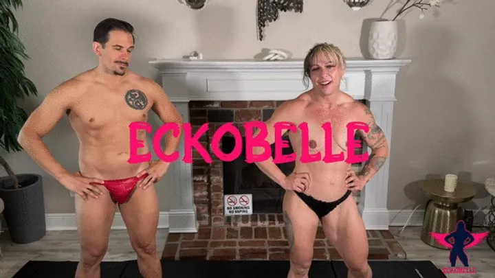 Eckobelle - Eckobelle Shows Sam how a bodybuilder wrestles