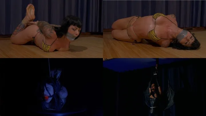 Layla Bondage Addiction - Sharon Scarlett and Lara - The Monster Hunter Prison (mobile)