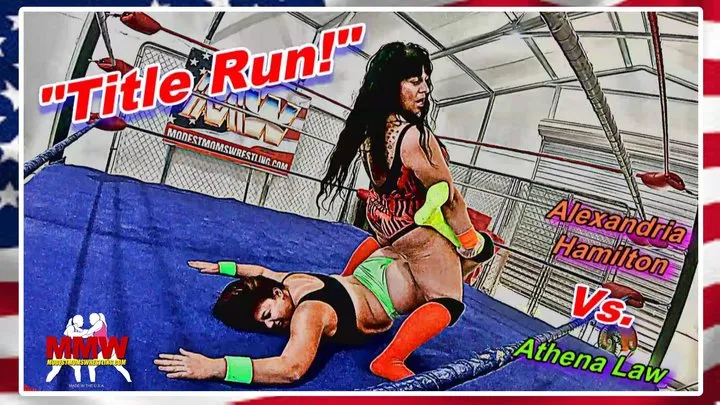 Modest Moms Wrestling - Title Run! WMV
