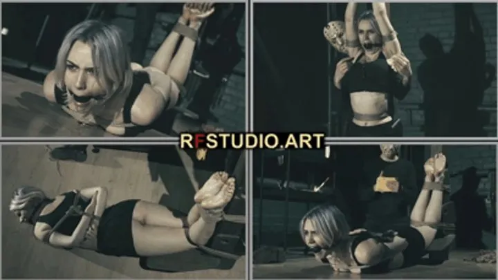 Rf Studio Production - Astrid - Agent in Peril Part 1 - Bound to the Pole with Intense Upper Body and Foot Tickling (FULL HD MP4)