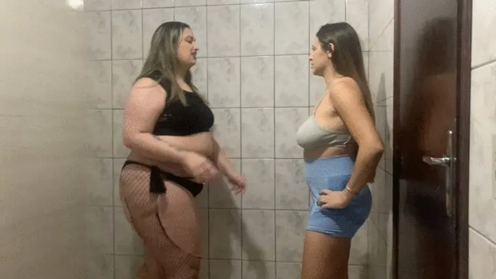 Goddess Scarlet White - BBW CONTROL PRINCESS WITH FARTS By BRITNEY HUNTER AND BRUNA GALLI CAM BY ALINE FULL HD
