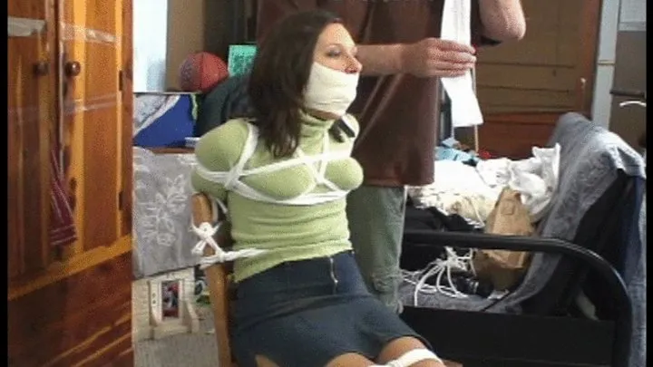 Good Girls In Bondage - Burgled blindfolded roped and gagged paralegal