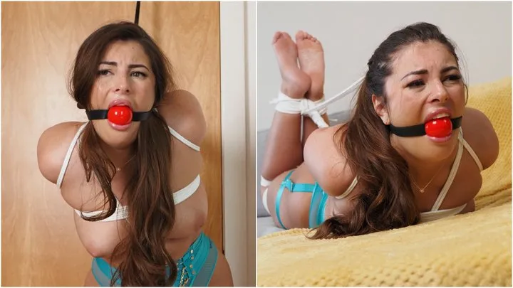 Latina Bondage - Ava Kayley: Elegant Evening Turns to Rope Predicament and Ballgagged Torment! (FullHD)