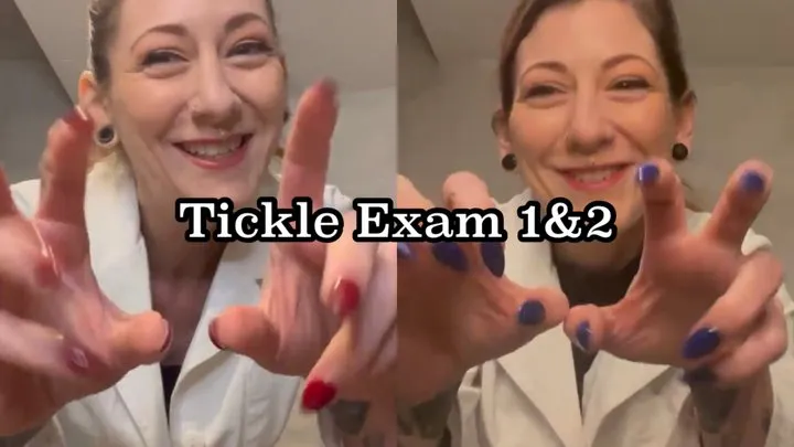 Scarlett's Fetish Fantasies - Tickle Exam 1&2