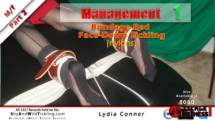 Ticklehotness C4s - Management - Lydia Conner - Part 2: Bondage Bed Tickling (face-down)