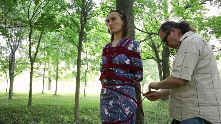 Bondage Dreams - Sofi in kimono in the forest