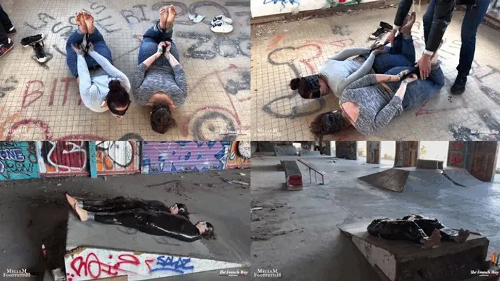 The French Way Tickling - The Urbex explorers, though naive, found themselves trapped and in a tricky situation 720p - FOOT TICKLING - TICKLING - TAPE BONDAGE - TAPEGAGGED - MUMMIFICATION - DOMINATION