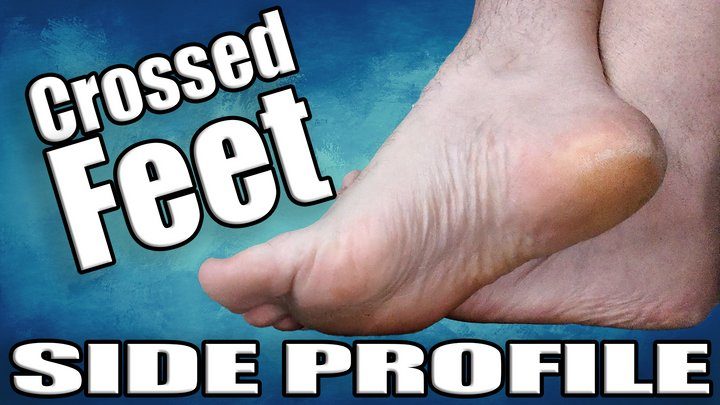 Kingdom Pictures - 's Crossed Feet Foot Worship- Side Profile Close-Up for Foot Fetish Lovers - KingMarti