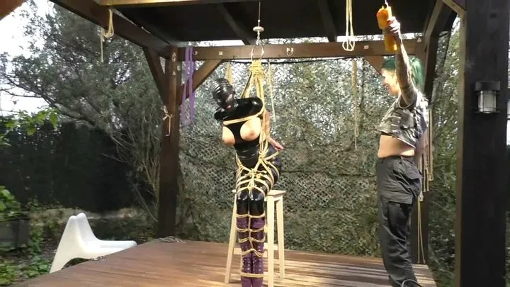 Supertight Bondage Challenges - The Spain Files - First Time Ever Predicament Challenge for the Austrian Fetish Girl - Part 3 mp4 SD