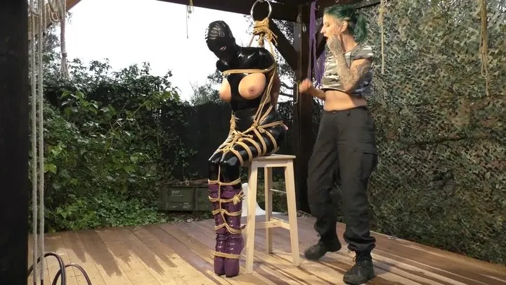 Supertight Bondage Challenges - The Spain Files - First Time Ever Predicament Challenge for the Austrian Fetish Girl - Part 3 mp4 HD