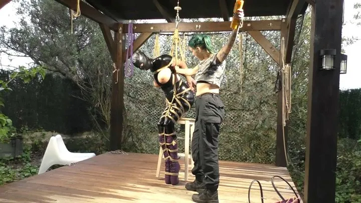 Supertight Bondage Challenges - The Spain Files - First Time Ever Predicament Challenge for the Austrian Fetish Girl - Full Clip mp4 HD