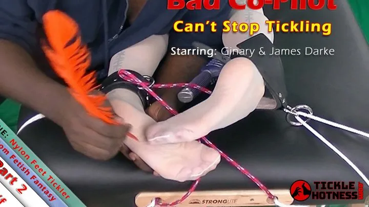 Ticklehotness C4s - Bad Co-Pilot - Part 2 - Can't Stop Tickling