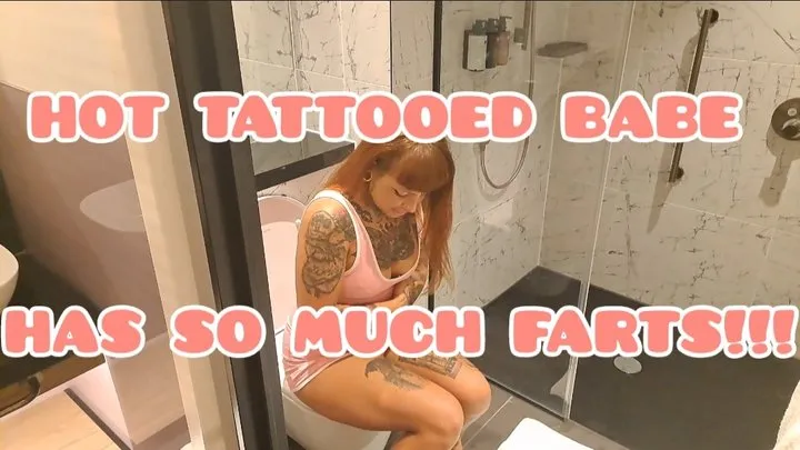 Yourfavecumslut - HOT TATTOOED BABE HAS SO MANY FARTS!