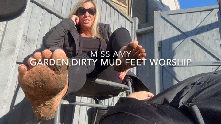 Amy Soles Feet - Garden Dirty Mud Feet Worship