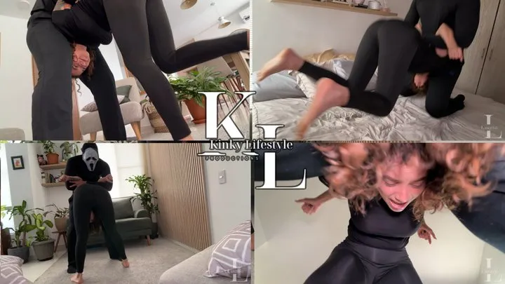 Klp Luana - The Pedigree Hunter: Luana's Turn (Mixed Wrestling, Black Leggings, RolePlay, Slam)