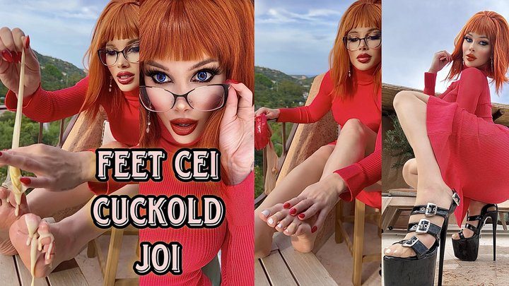 God Slavena - Redhead Slavena FEET SEDUCTION CEI CUCKOLD