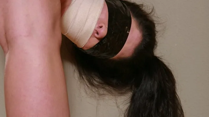 Dominic Wolfe's Gagged Beauties - Arielle Gagged, Bent Over and heavily groped, Ass cracked and Fondled in a Strict Strapado! *New Video*