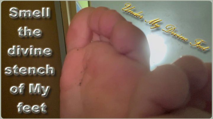 Under My Divine Feet - Smell the divine stench of My feet