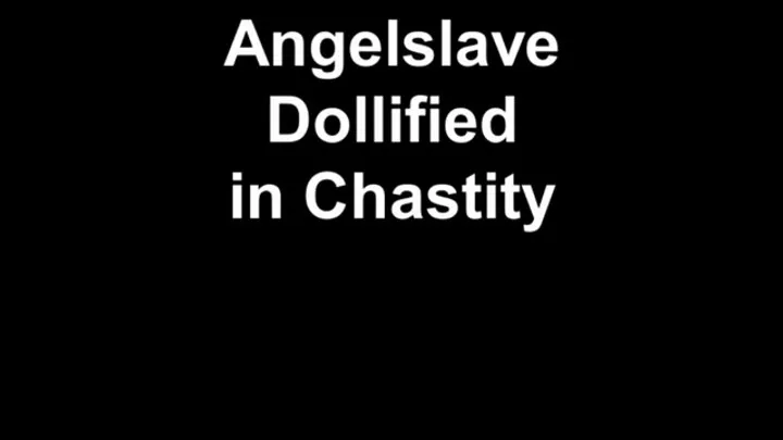 Angelslaves Bondage Store - Angel Dollified in Chastity and Hogtied