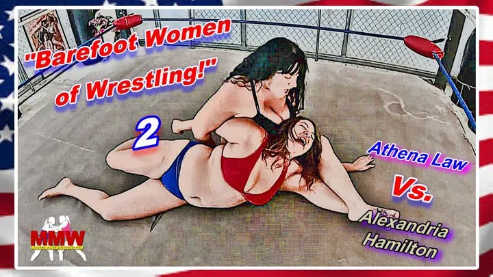 Modest Moms Wrestling - Barefoot Women of Wrestling! 2 WMV