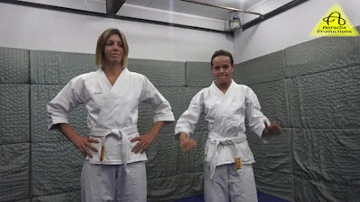 Antschas Wrestling And Fetish Store - Samantha vs Kim judo gi match