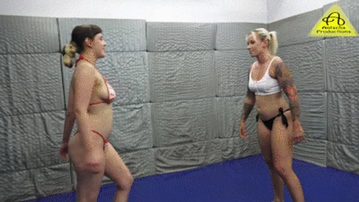 Antschas Wrestling And Fetish Store - Anett vs Valentina female wrestling