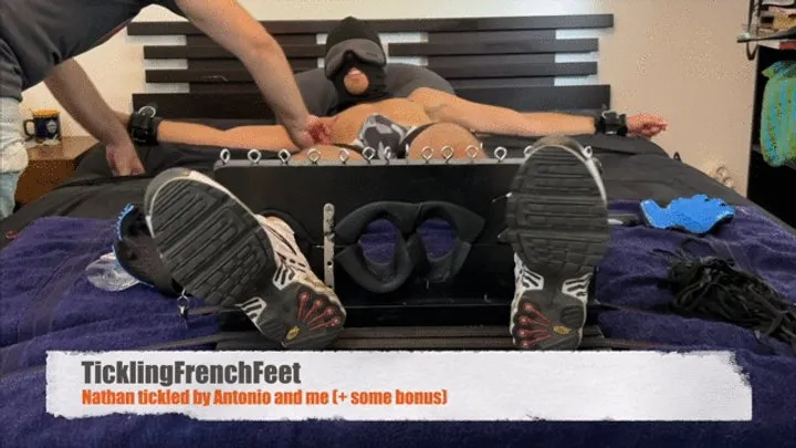 Tickling French Feet - Nathan tickled by Antonio and me (+ bonus :p) (Full HD)