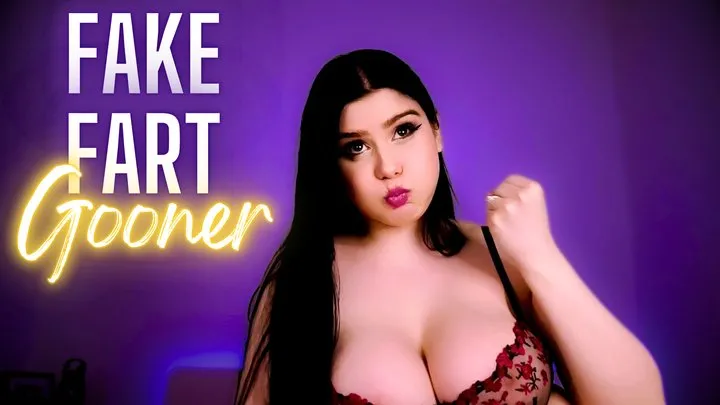 Miss Winter White - FAKE FART GOONER (Fart Fetish, Masturbation Humiliation, JOI, Gooning)
