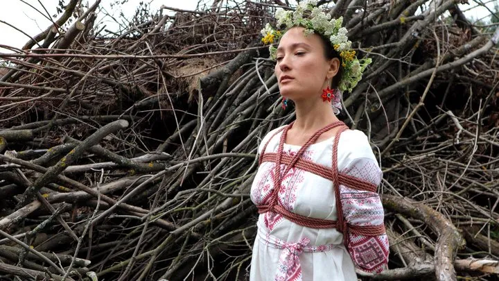 Bondage Dreams - Sofi in ethnic dress in the forest_Part 2