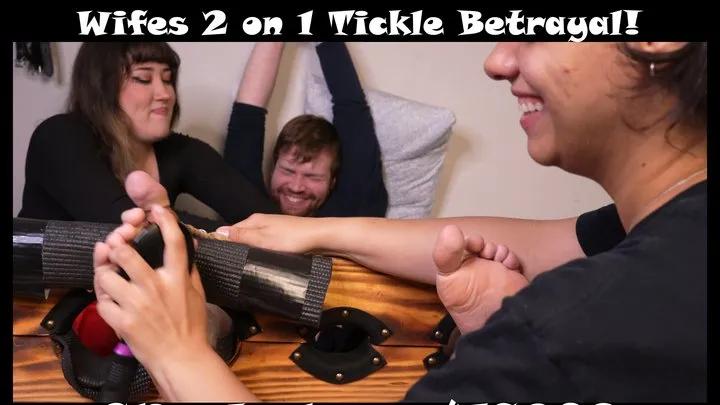 The Tickle Room - Wifes 2 on 1 Betrayal!