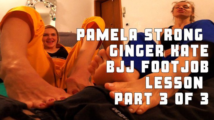 Martial Fetish - Pamela VS Ginger Kate bjj fight foot domination pat 3 of 3