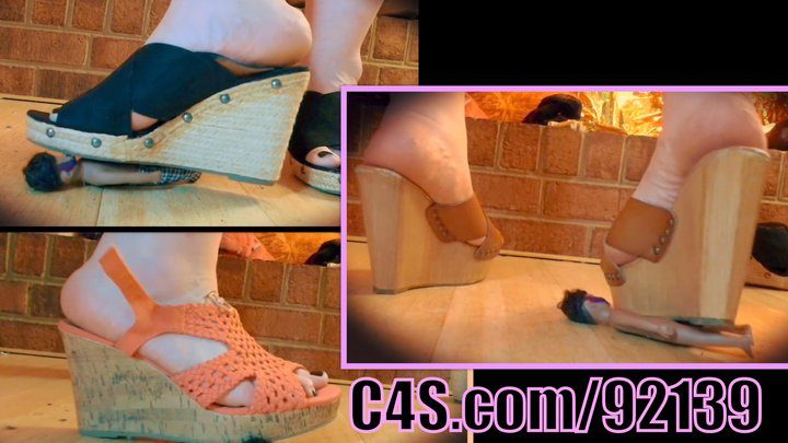 Miss Brandi Sparxxx 92139 - 4k - WEDGE DANCE - WEDGES vs TINY - BBW Wedges, Giantess, Miss Brandi Sparxxx, CUSTOM