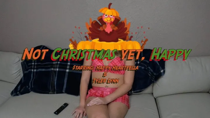 Fairytale Bound - Not Christmas Yet, Happy! Starring: Happy Heartfella and Tyler Lynn - Tyler loves Thanksgiving but Christmas elf Happy thinks it's silly - Male Bondage Tape Bondage Tape Gag Femdom